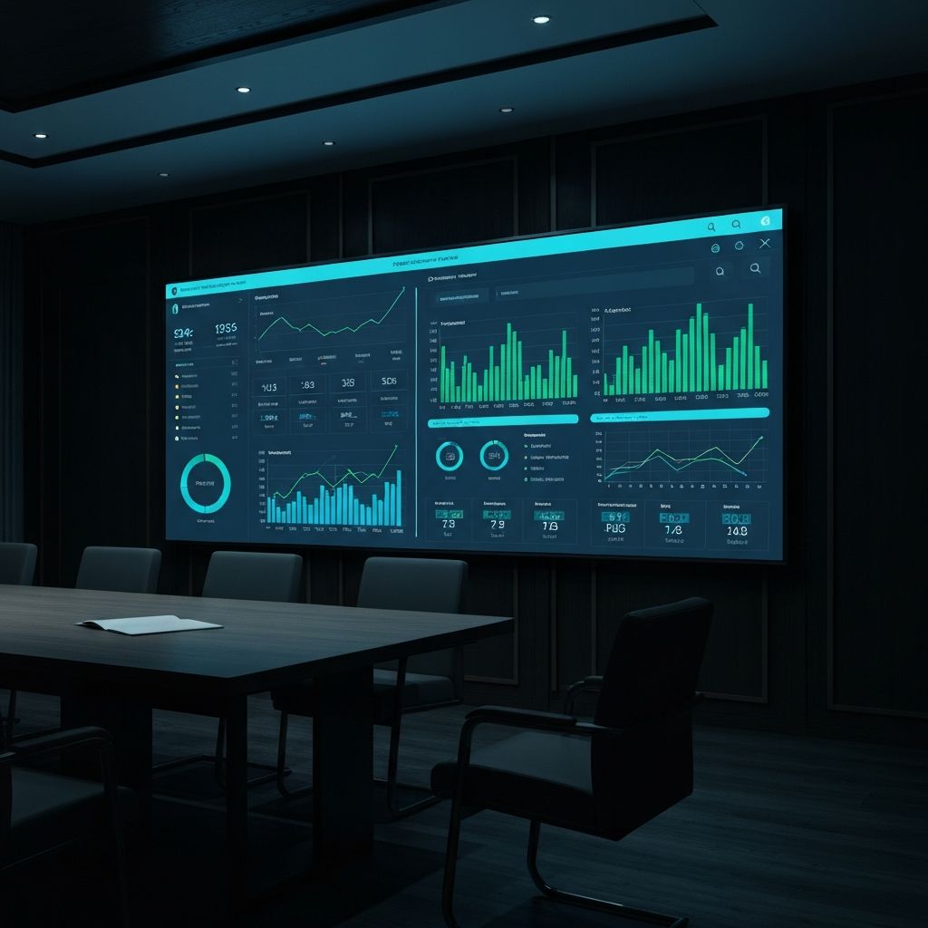 Enterprise data analytics dashboard